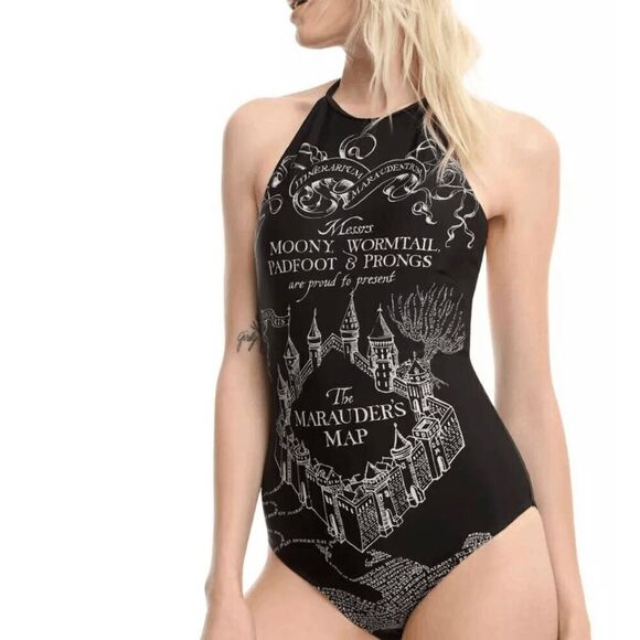 Harry Potter Marauder's Map Swimsuit - Picture 14 of 16